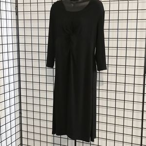Black women's dress 3/4 sleeve